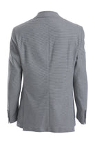 Comfort Fit Peak Lapel Light Gray Casual Blazer - SAYKI