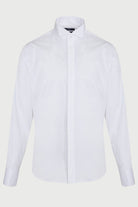 Comfort Fit Plain French Cuff Wing Tip White Tuxedo Shirt