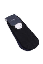 Cotton No Show Black - Navy Socks - MIB