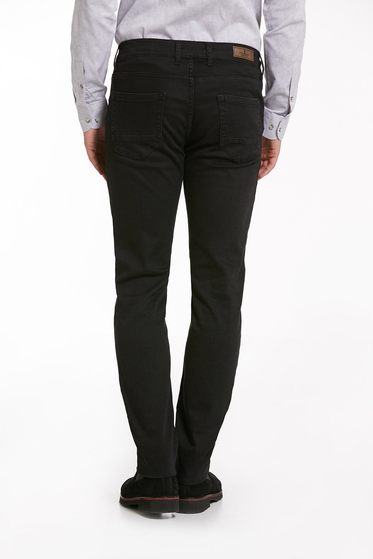 Dynamic Fit 5 Pocket Low Waist Cotton Black Denim Jeans