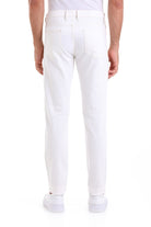 Dynamic Fit 5 Pocket Low Waist Cotton White Denim - MIB