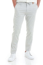 Dynamic Fit High Waist Cotton Blend Light Gray Jogger - MIB