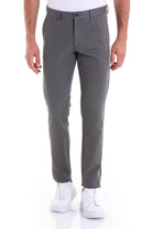 Dynamic Fit High Waist Cotton Dark Gray Casual Pants - MIB