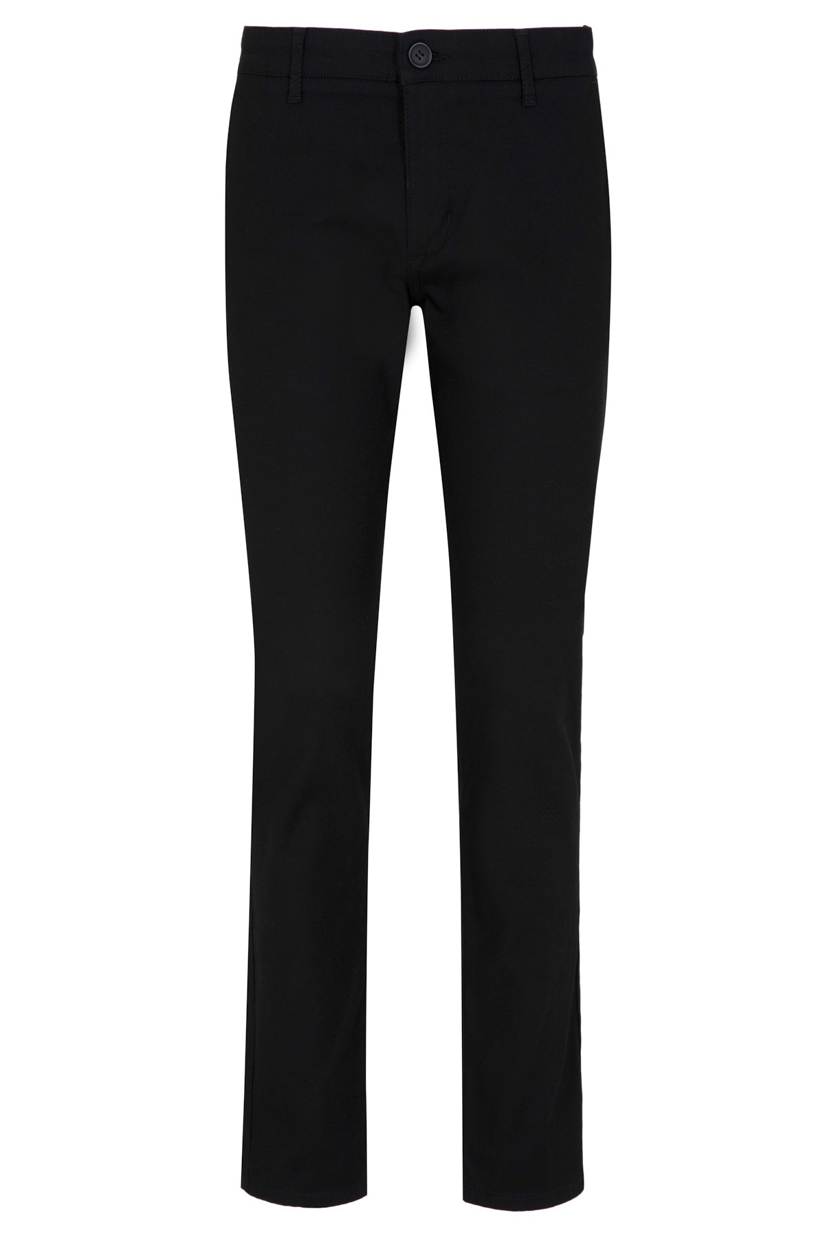 Dynamic Fit Low Waist Cotton Black Casual Pants - MIB