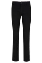 Dynamic Fit Low Waist Cotton Black Casual Pants - MIB