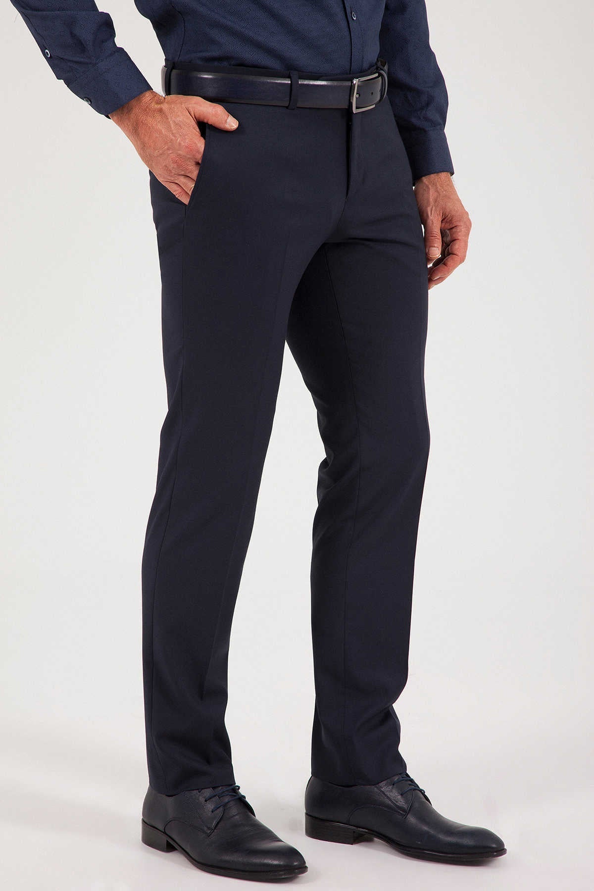 Dynamic Fit Low Waist Navy Dress Pants - MIB