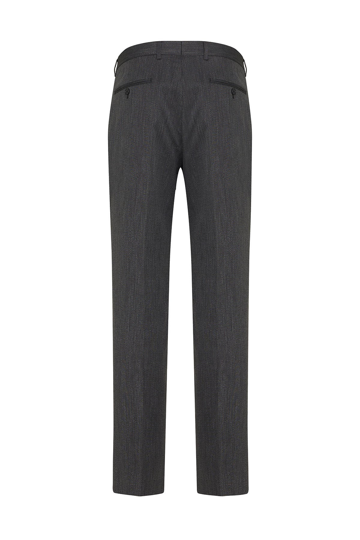 Dynamic Fit Side Pocket High Waist Charcoal Dress Pants