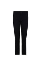 Dynamic Fit Side Pocket Low Waist Cotton Black Casual Pants