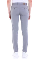 Dynamic Fit Side Pocket Low Waist Cotton Gray Casual Pants