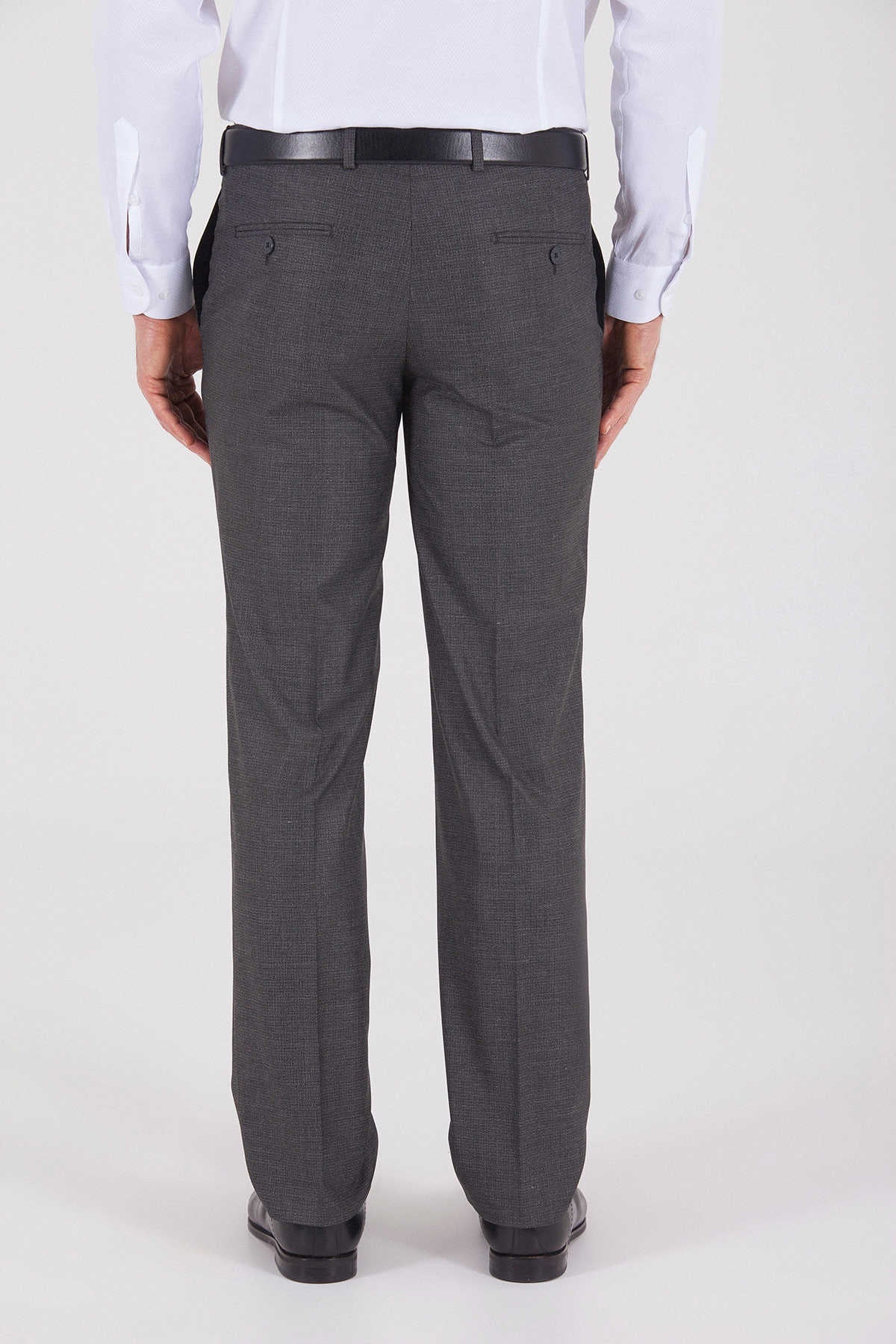 Dynamic Fit Side Pocket Low Waist Gray Dress Pants - MIB