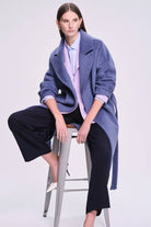 Dynamic Fit Sofia Cachet Wool Blend Blue Coat - MIB