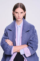 Dynamic Fit Sofia Cachet Wool Blend Blue Coat - MIB