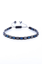 Hematite Gray Bracelet Blue - MIB