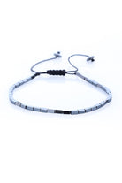 Hematite Gray Bracelet Silver - MIB