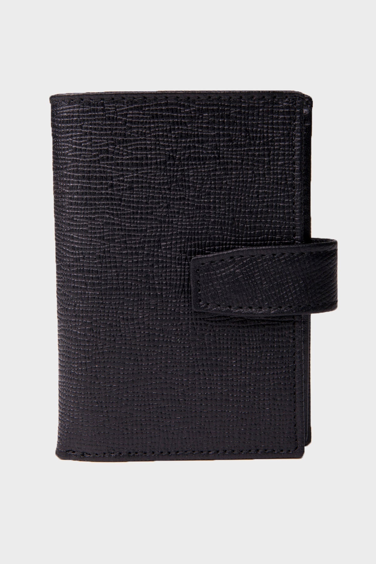 Leather Black Card Case Black - MIB