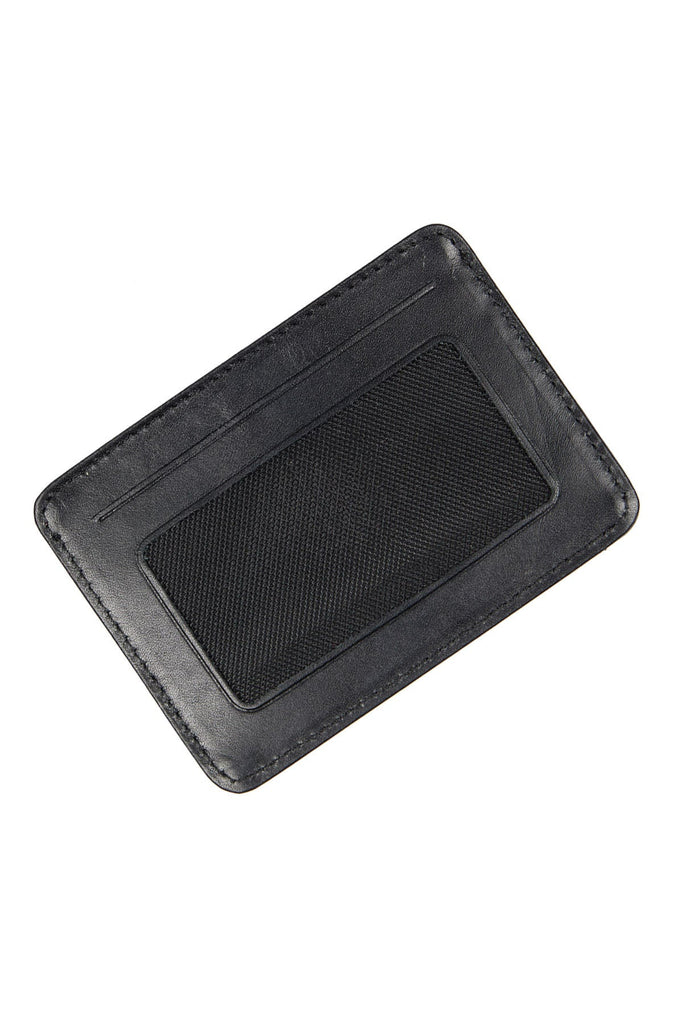 Leather Black Card Case Black - MIB