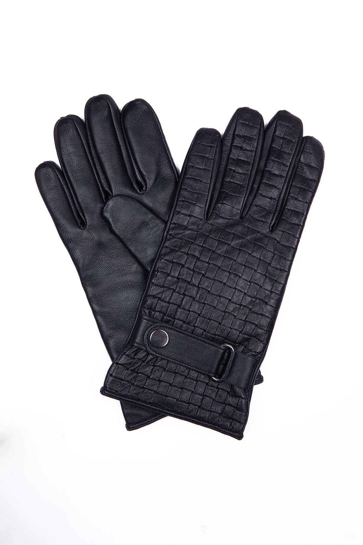 Leather Black Gloves - MIB