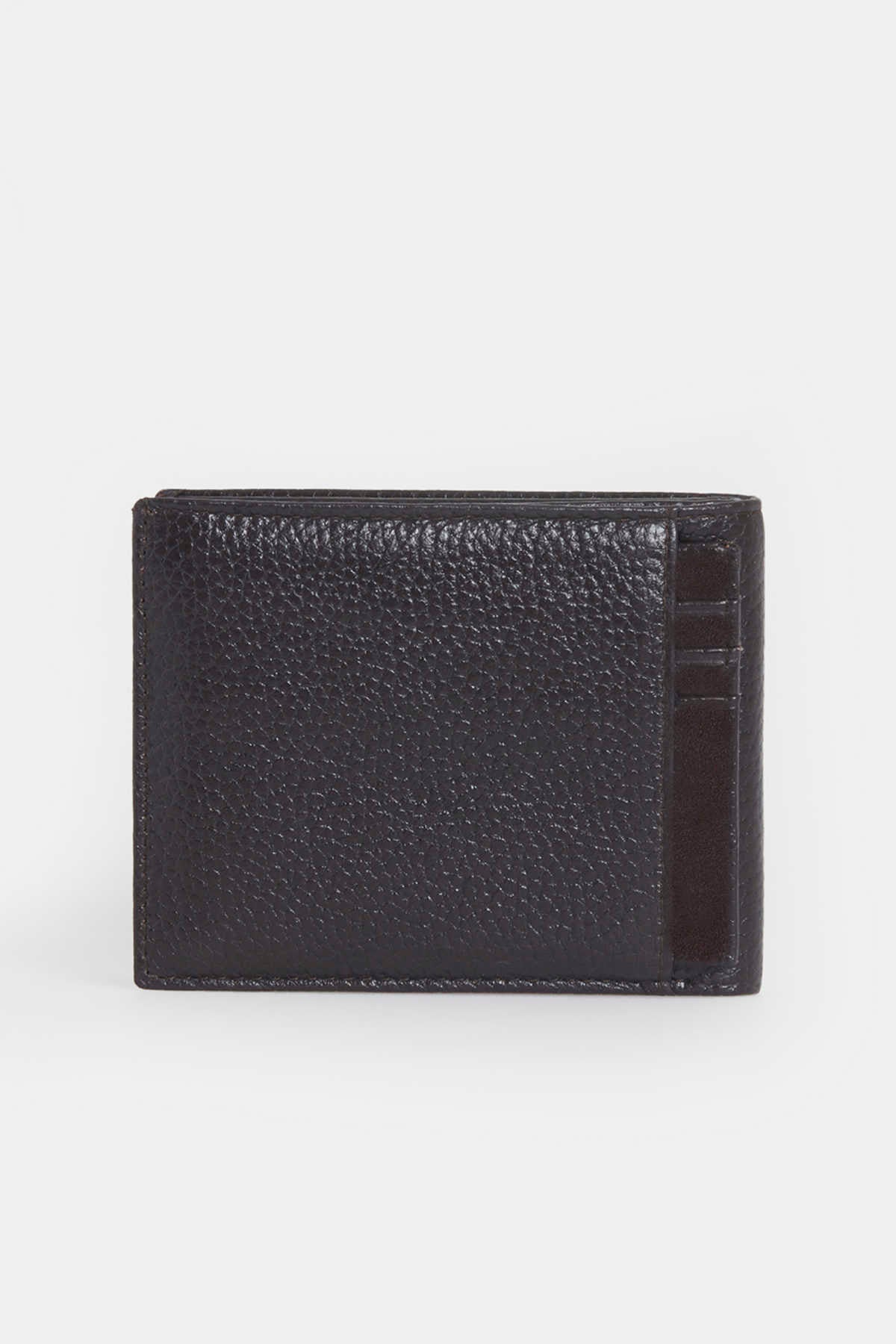 Leather Black Wallet Brown - MIB