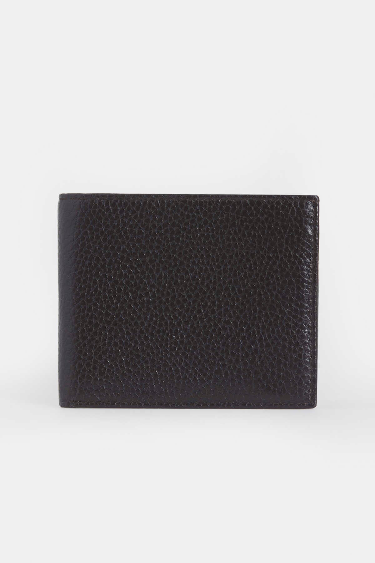 Leather Black Wallet Brown - MIB