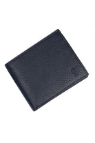 Leather Black Wallet Navy - MIB