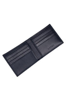 Leather Black Wallet Navy - MIB