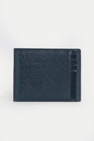 Leather Black Wallet Navy - MIB