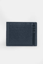 Leather Black Wallet Navy - MIB