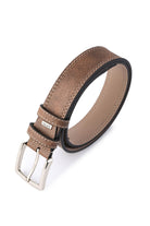 Mink Sport Stitched Faux Leather Belt - MIB