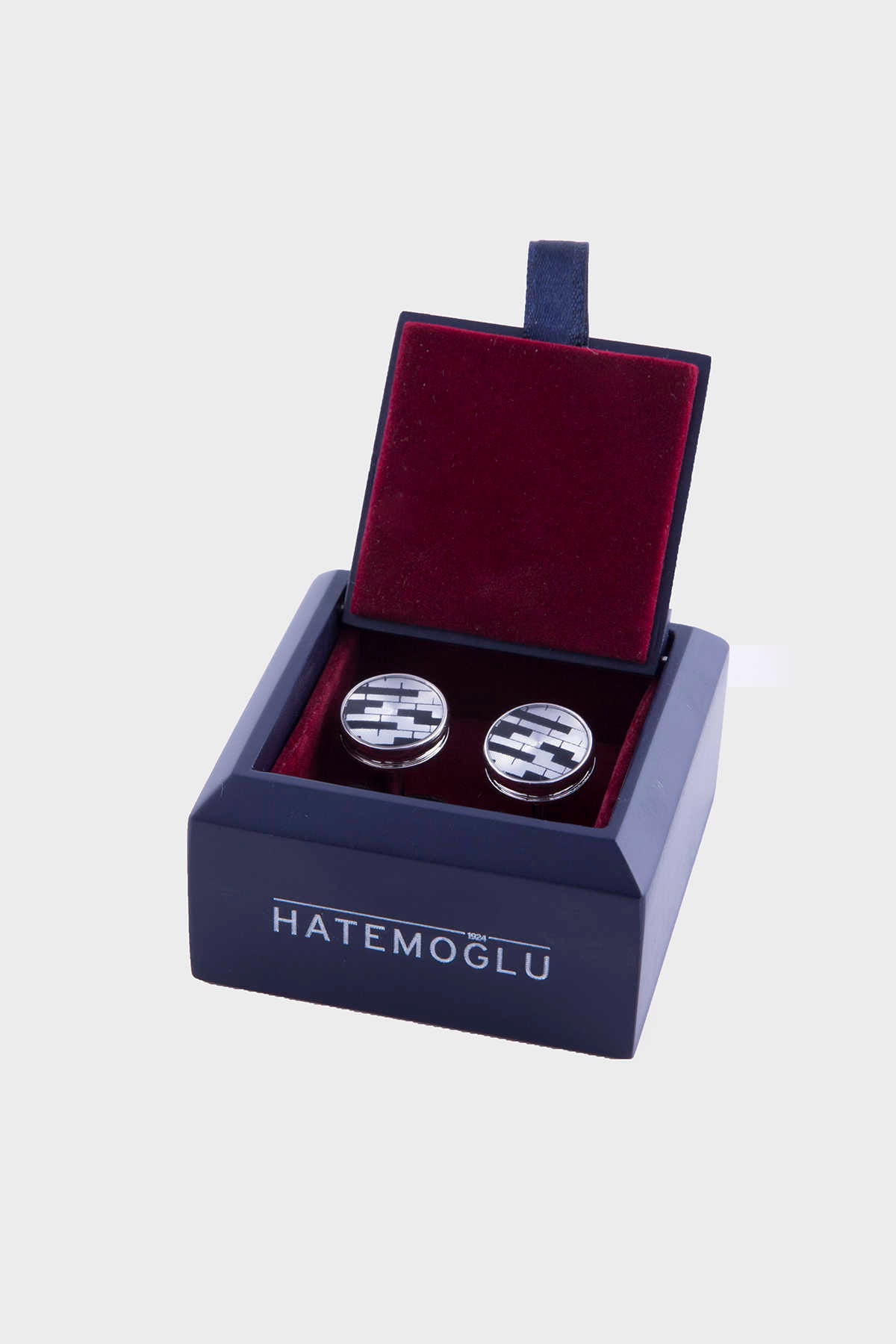 Natural Stone Cufflinks Model 16 - MIB