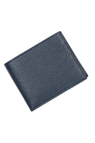 Navy Leather Wallet - MIB