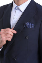 Navy Polka Dot Pocket Square - MIB