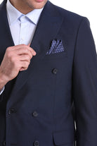 Navy Polka Dot Pocket Square - MIB