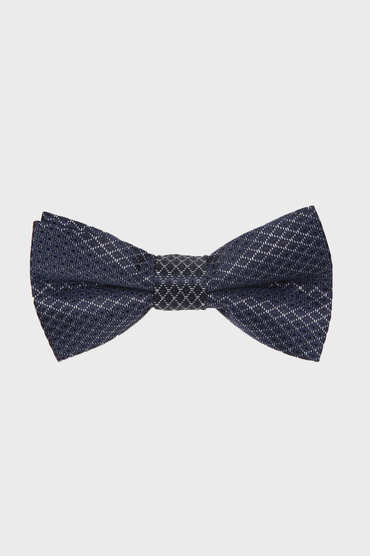 Patterned Navy Bow Tie Navy 11 - MIB