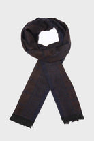 Patterned Navy - Brown Scarf Navy - Brown - MIB