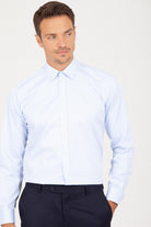 Regular Fit 100% Cotton Blue Dress Shirt - MIB