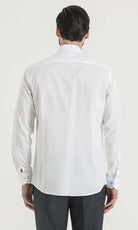 Regular Fit 100% Cotton White Dress Shirt - MIB