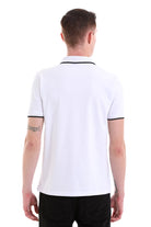 Regular Fit 100% Cotton White Polo T-Shirt - MIB