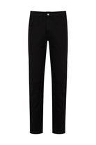 Regular Fit 5 Pocket High Waist Cotton Black Denim Jeans