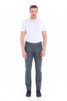 Regular Fit 5 Pocket High Waist Cotton Gray Denim Jeans