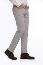 Regular Fit 5 Pocket High Waist Cotton Mink Casual Pants