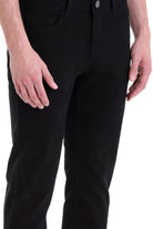 Regular Fit 5 Pocket Low Waist Cotton Black Casual Pants