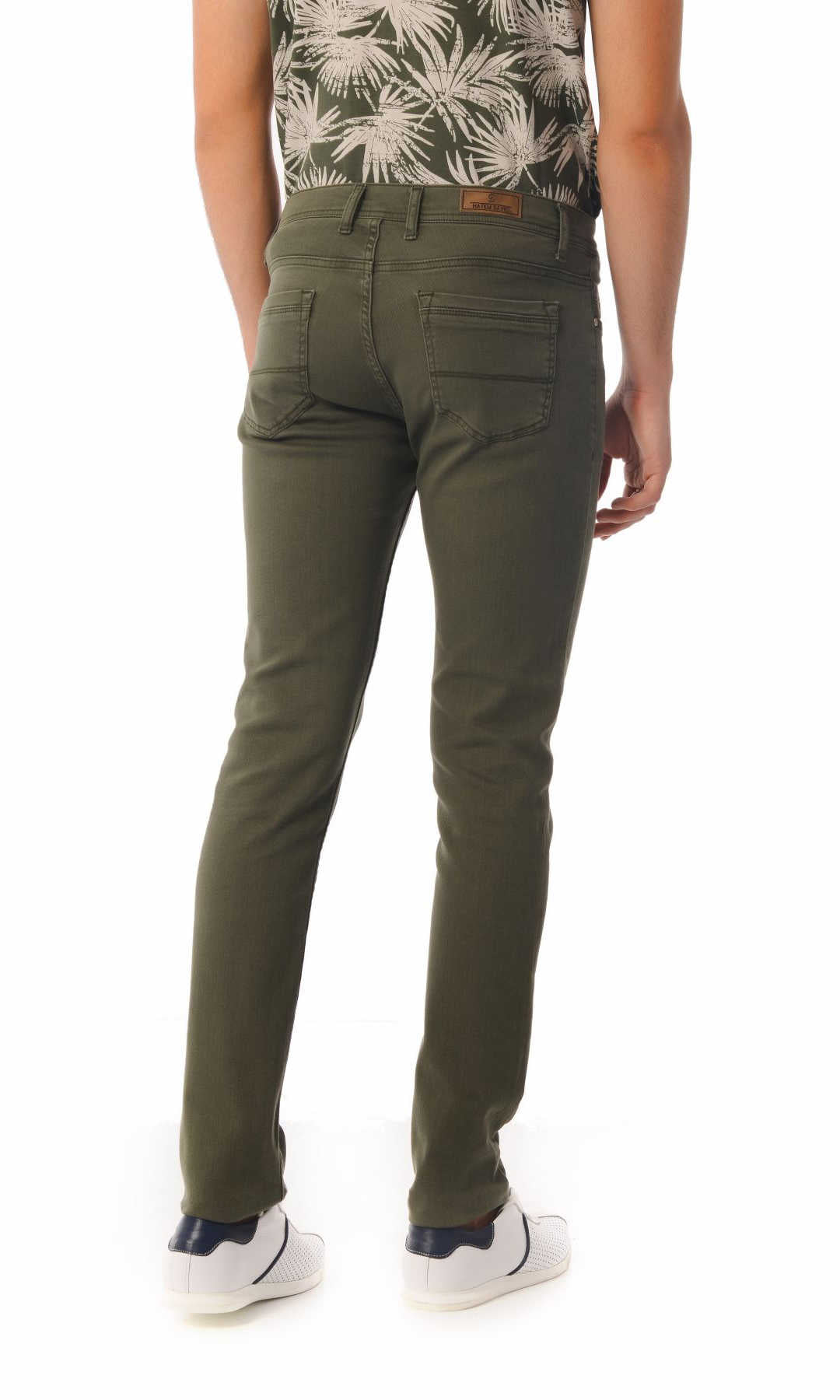 Regular Fit 5 Pocket Low Waist Cotton Khaki Denim - MIB