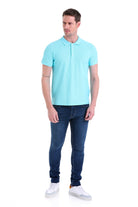 Regular Fit Basic 100% Cotton Mint Polo T-Shirt - MIB