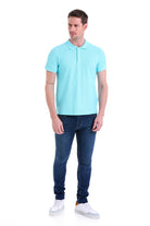 Regular Fit Basic 100% Cotton Mint Polo T-Shirt - MIB