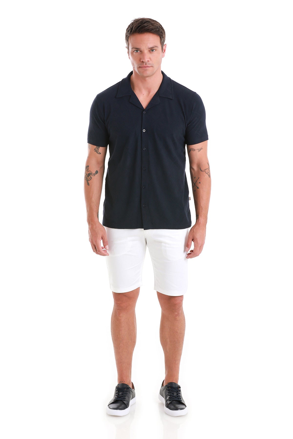 Regular Fit Basic / Plain Cotton & Viscose Polo T-shirt