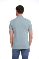 Regular Fit Blue Cotton Polo T-Shirt - MIB