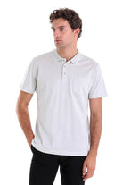 Regular Fit Bone Basic Cotton Polo T-Shirt - MIB