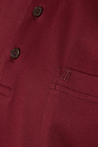 Regular Fit Burgundy Cotton Polo T-Shirt - MIB