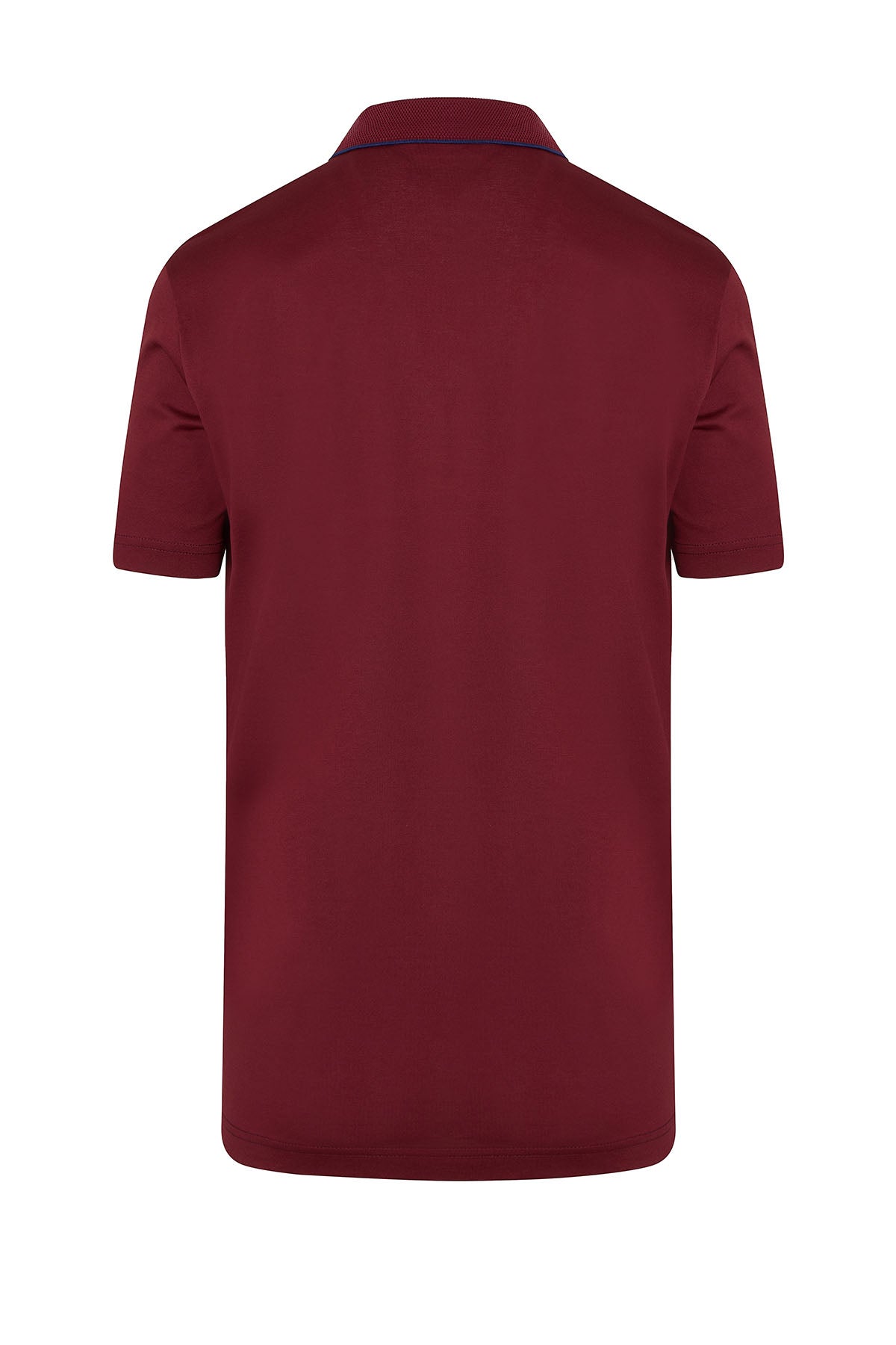 Regular Fit Burgundy Cotton Polo T-Shirt - MIB