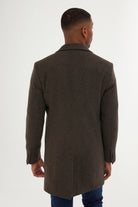 Regular Fit Cachet David Peaked Lapel Wool & Cashmere Blend